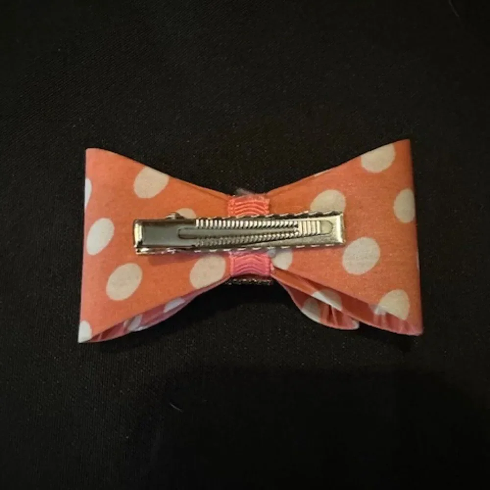Hand Crafted coral polka